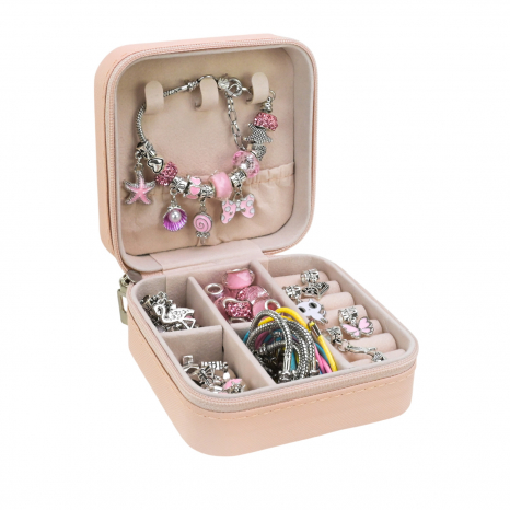 Набір для творчості: створи браслет з шармів та намистин в шкатулці  B4351