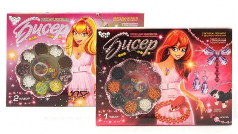 Набір для творчості "Бісер" великий Б9-1,Б9-2 DANKO