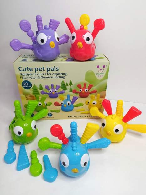 Дитяча логічна гра - сортер Милі пташки