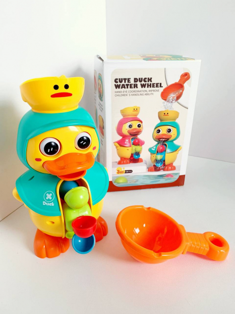 Игрушка для купания в ванной и игр с водой Утка BBQ18008