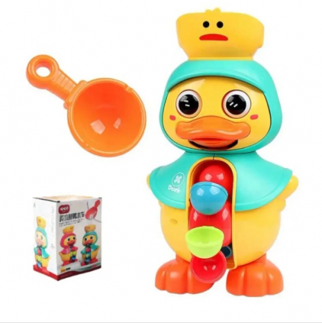 Игрушка для купания в ванной и игр с водой Утка BBQ18008