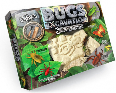 Набор для проведения раскопок "Bugs Excavation" (жуки) Danko toys. ДТ-ОО-09-99