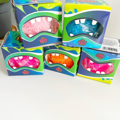 Іграшка антистрес BJ0026 м'ячик, сквіши, 4 кольори, кор., 6,5-6,5-6,5 см.