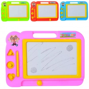 Дощечка для малювання,  печатки 3 шт., ручка, BJL-660