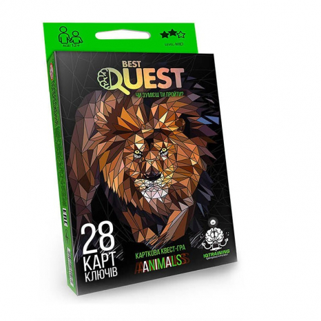 Карткова квест-гра Best Quest Таємниця слів  Danko Toys BQ-01-02U