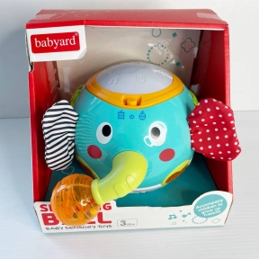 Погремушка-неваляшка Слонёнок BY 124: свет, музыка, звуки