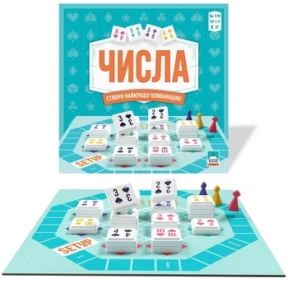 Настольная семейная игра стратегия  Числа (укр.) BZZSET010