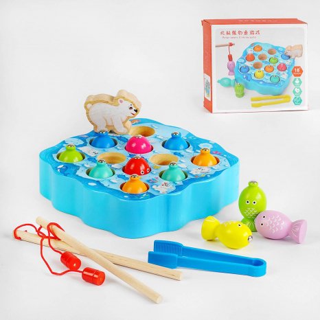 Дерев’яна магнітна риболовля "Льодовик"