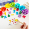 Логічна мозаїка із кульками, набір для сортування C 60412