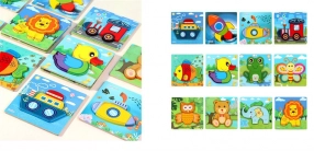 Дерев'яний пазл - вкладка в асортименті  (ціна за 1 штуку)