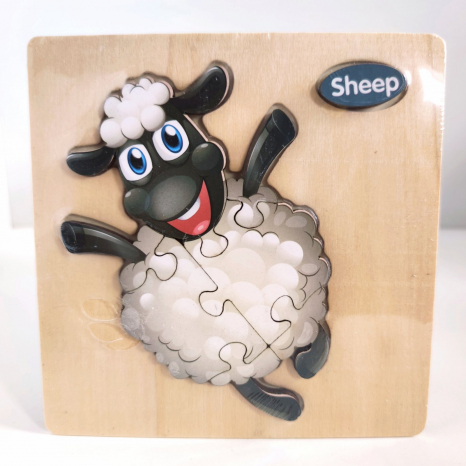 Дерев'яний пазл Тварини - Вівця