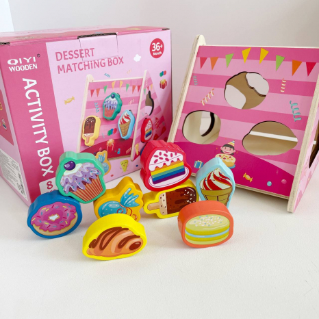 Дерев'яний логічний куб сортер вігвам Смаколики  C 61720