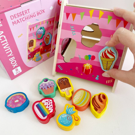 Дерев'яний логічний куб сортер вігвам Смаколики  C 61720