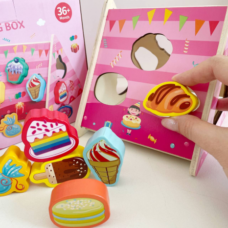 Дерев'яний логічний куб сортер вігвам Смаколики  C 61720