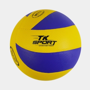 Мяч волейбольный "TK Sport", 1 вид, клейкая, 280-300 граммов, мягкий материал PVC, C 62447