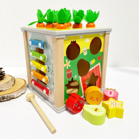 Дерев`яний багатофункціональний куб C 63985