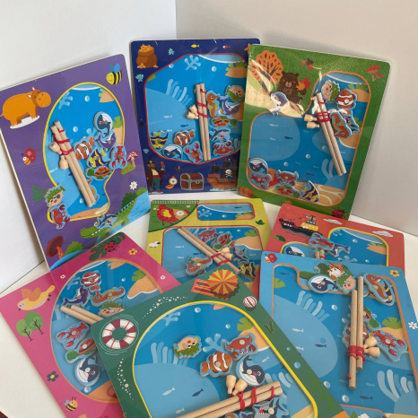 Магнитная рыбалка на планшетке в ассортименте, C 65066