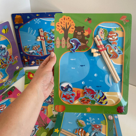 Магнитная рыбалка на планшетке в ассортименте, C 65066