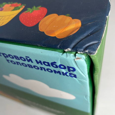 УЦІНКА!!! Логічна гра Грядка: цифри, кольори, картки з завданнями, сортер, C 65695