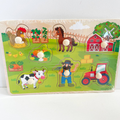 Дерев'яна рамка - вкладиш Ферма