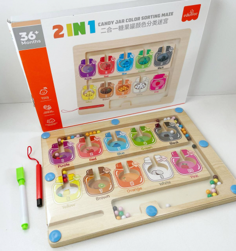 Двостороння дошка логічна: магнітний сортер фарби C 66171