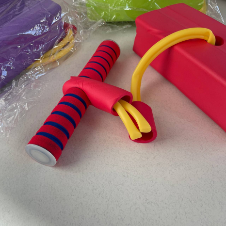 Дитячий джампінг підсвічування ручки, пискавка, у пакеті 
C 66736