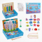 Дерев’яна логічна гра 2 в 1: магнітна риболовля та логічний лабіринт з картками завданнями C 68293
