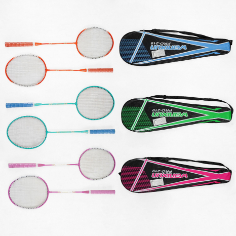 Бадмінтон металевий в чохлі (в наборі 2 ракетки) C 70200