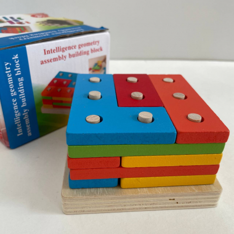 Деревянный сортер - логика Геометрик (плашки)