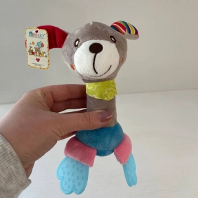 Погремушка Песик мелодия ветра, прорезыватель, в пакете, C 75305