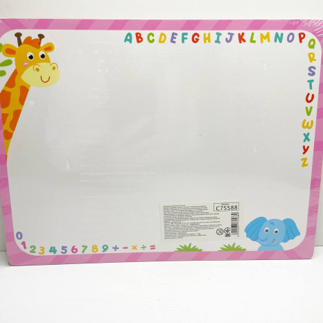 Двостороння рамка вкладка Фрукти з маркером Пиши-стирай, C 75588