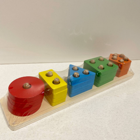 УЦІНКА!! Дерев'яний сортер – логіка, пірамідка Геометрія