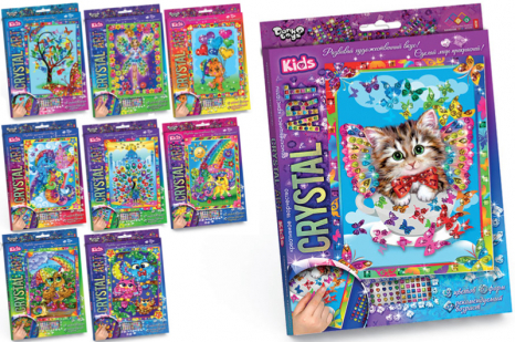 Набор креативного творчества "CRYSTAL ART KIDS", Danko Toys