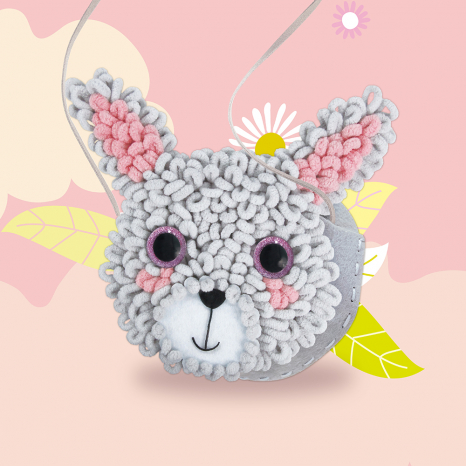 Набір для в'язання гачком та шиття сумочки "Зайченя". Avenir