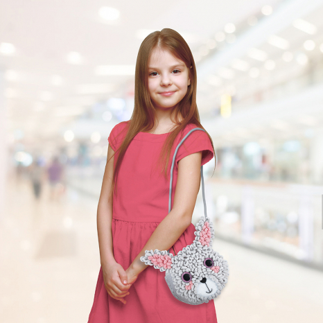 Набір для в'язання гачком та шиття сумочки "Зайченя". Avenir