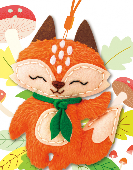 Набір для творчості: шиття іграшки-брелока "Лисеня" CH211636 Avenir