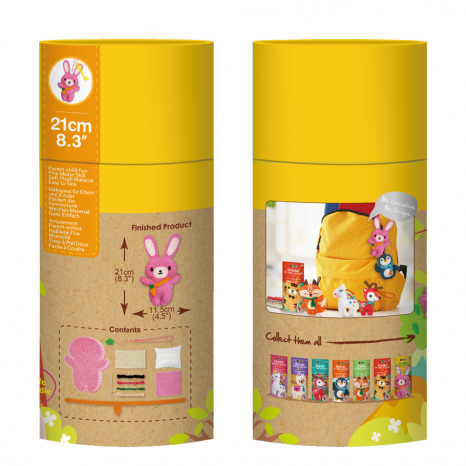 Набір для творчості, шиття іграшки-брелока "Зайченя" CH221638 Avenir