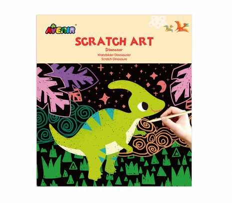 Набір для творчості, подарунковий бокс "Динозавр", 13 предметів CH221773 Avenir