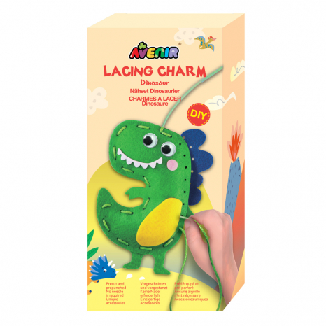 Набір для творчості, подарунковий бокс "Динозавр", 13 предметів CH221773 Avenir