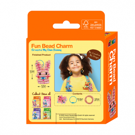 Набір для творчості, плетіння з бісеру "Кроленя" Avenir CH221883