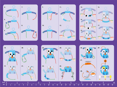 Набір для творчості, плетіння з бісеру "Цуценя" CH221885 Avenir