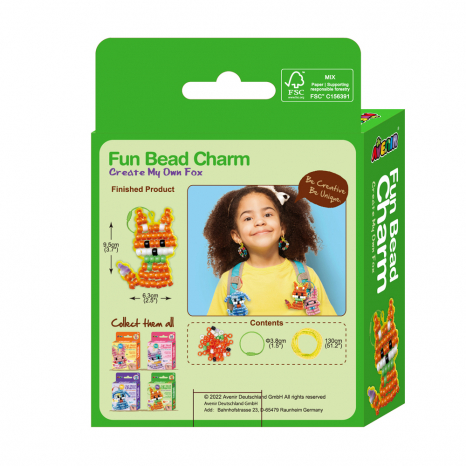Набір для творчості, плетіння з бісеру "Лисичка" CH221886 Avenir