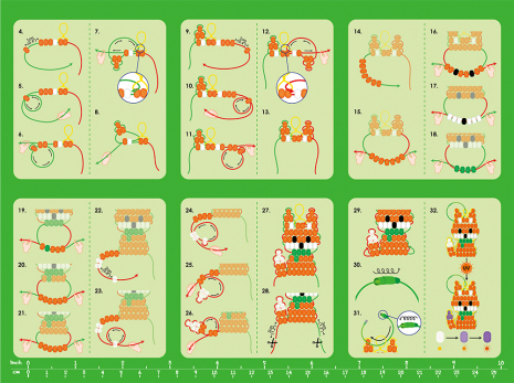 Набір для творчості, плетіння з бісеру "Лисичка" CH221886 Avenir