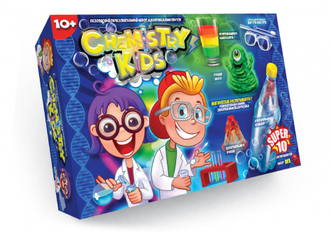 Набір для проведення дослідів "Chemistry Kids" Danko Toys. CHK-01-01,02,03,04
