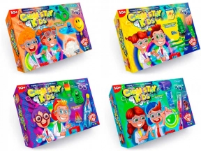 Набор для проведения опытов "Chemistry Kids" Danko Toys. CHK-01-01,02,03,04