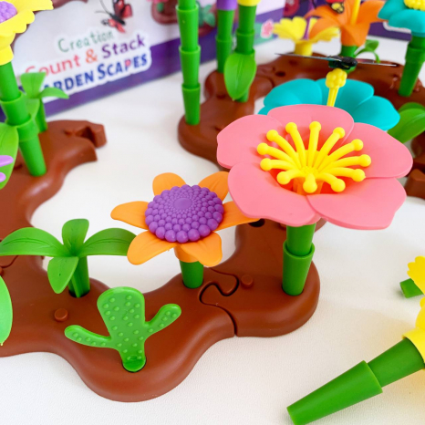 Конструктор Квітковий сад (квіти) 90 деталей CJ-2022