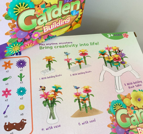Детский конструктор Цветочный сад, 224 дет