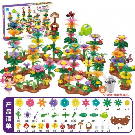 Конструктор Цветочный сад CJ 2029 A 282 детали