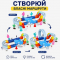 Магнітний конструктор-трек Акула з корабликом 85 деталей, CL093