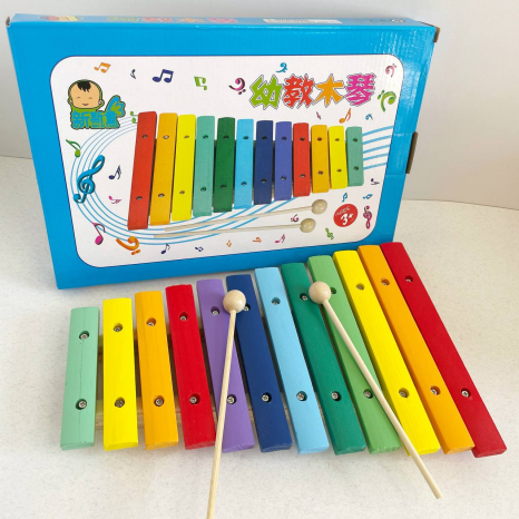 Дерев'яні музичні інструменти Ксилофон, 12 тонів
